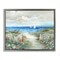Stupell Industries Gorgeous Traditional Beach Scene Framed Floater Canvas Wall Art
